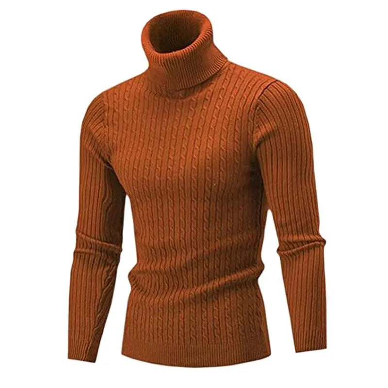 Lojas Vibe – Slim Turtleneck Knitted Sweater
