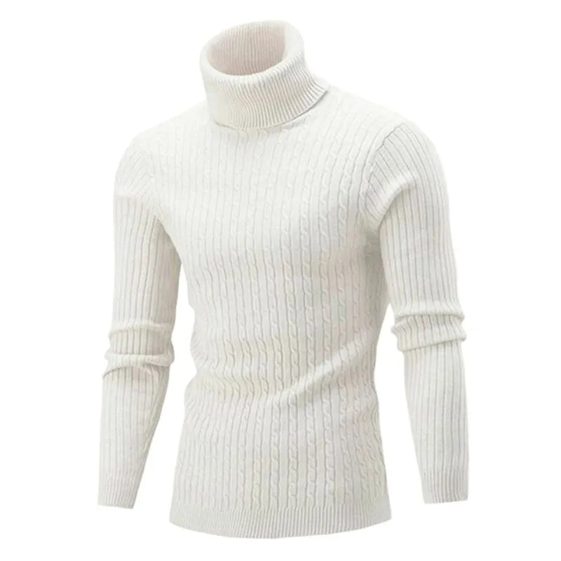 Lojas Vibe – Slim Turtleneck Knitted Sweater