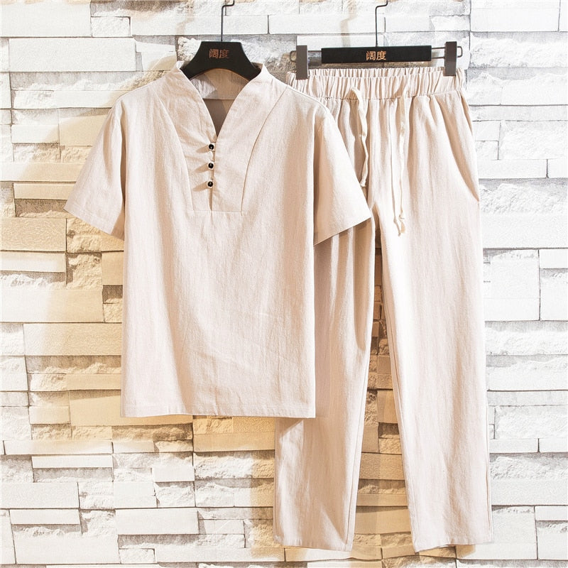 Lojas Vibe – Luno Linen Men's Set