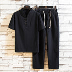 Lojas Vibe – Luno Linen Men's Set