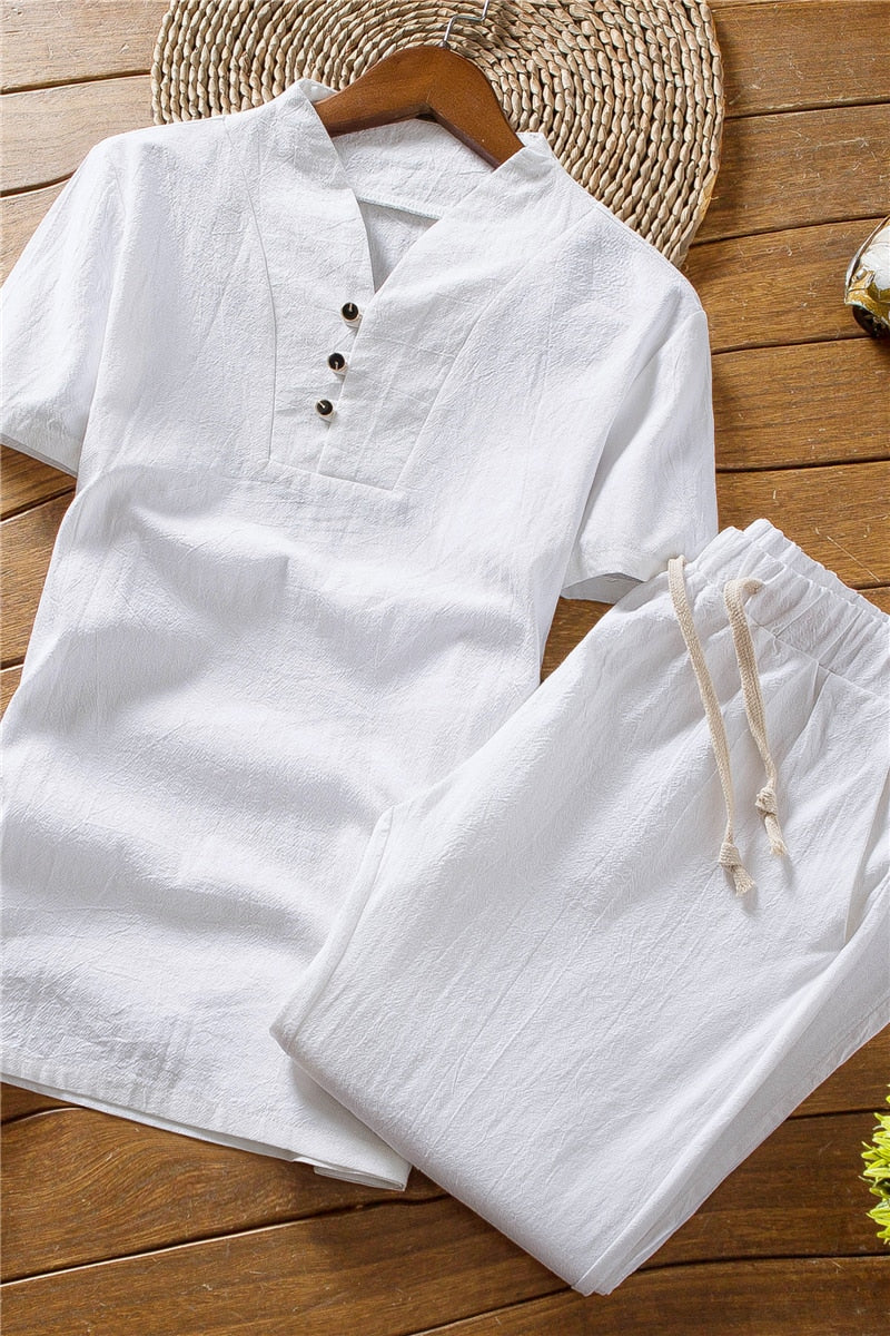 Lojas Vibe – Luno Linen Men's Set