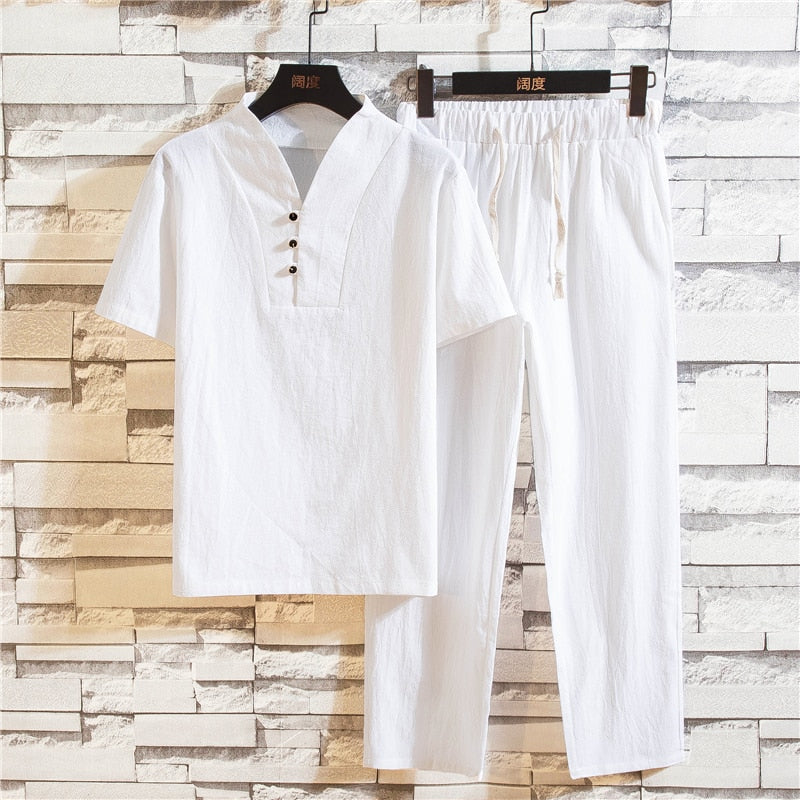 Lojas Vibe – Luno Linen Men's Set