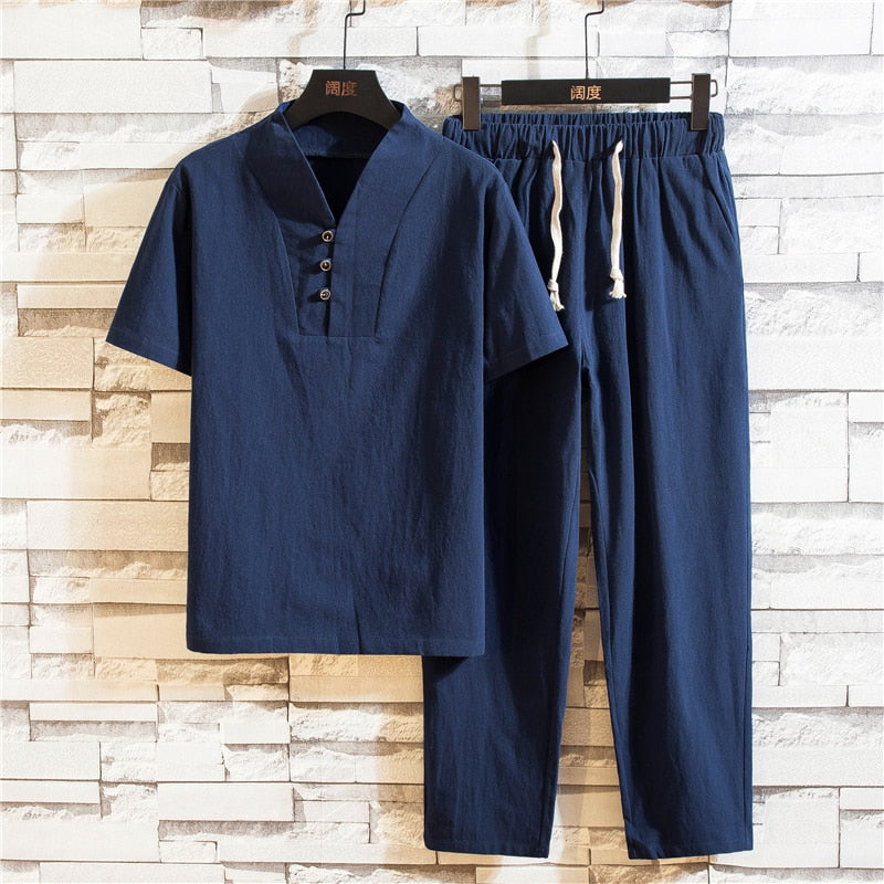 Lojas Vibe – Luno Linen Men's Set